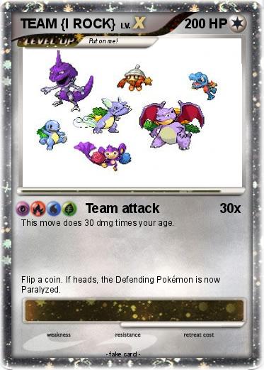 Pokemon TEAM {I ROCK}