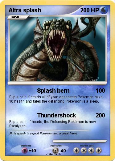 Pokemon Altra splash