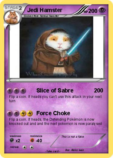 Pokemon Jedi Hamster