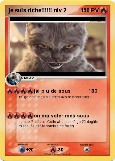 Pokemon je suis riche!!!!!! niv 2