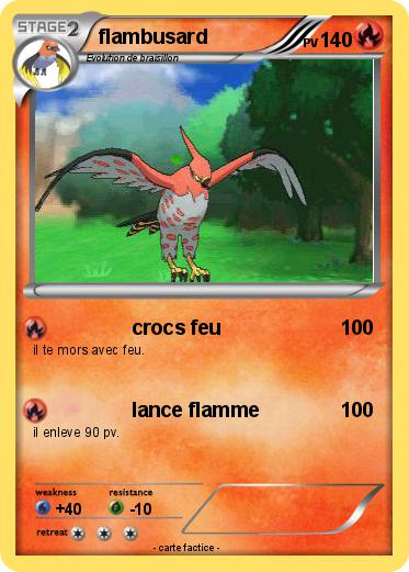 Pokemon flambusard