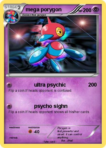Pokemon mega porygon
