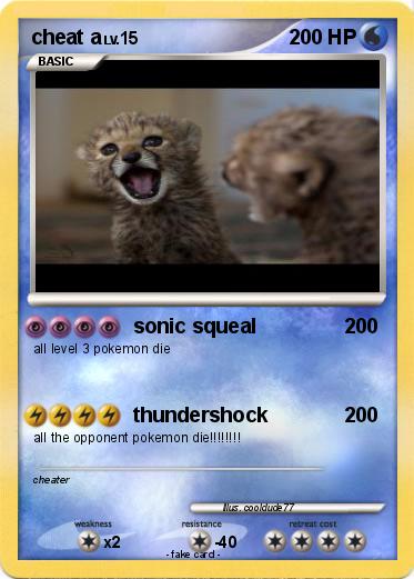 Pokemon cheat a