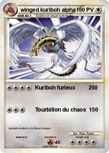 Pokemon winged kuriboh alpha