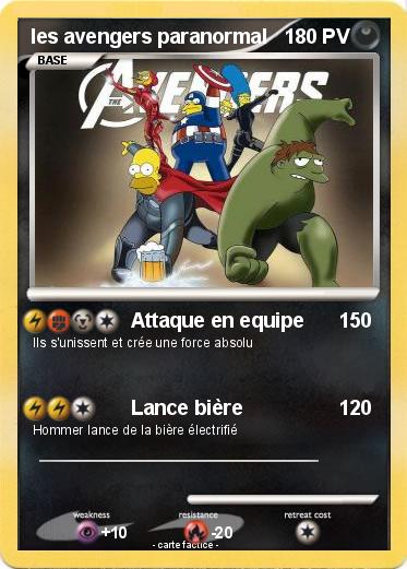 Pokemon les avengers paranormal