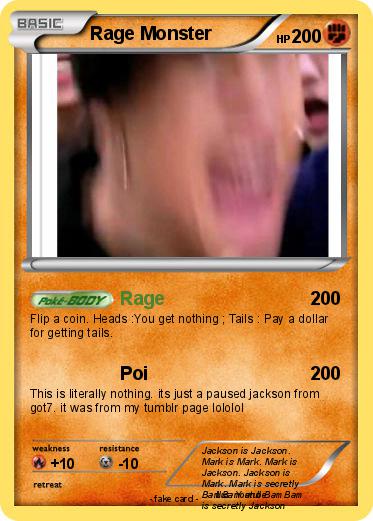 Pokemon Rage Monster