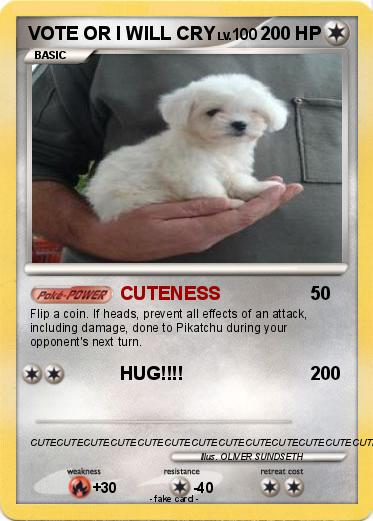 Pokemon VOTE OR I WILL CRY