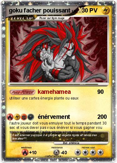 Pokemon goku facher pouissant
