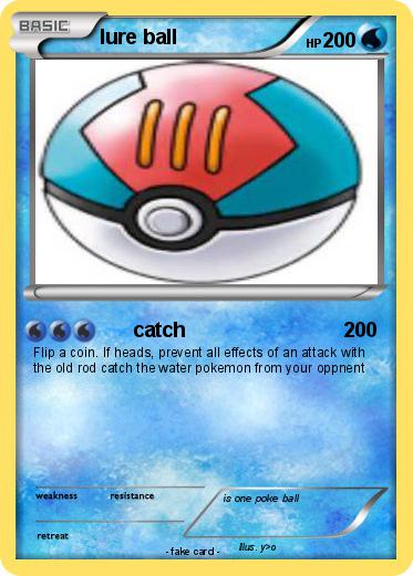 Pokemon lure ball