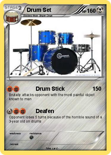 Pokemon Drum Set