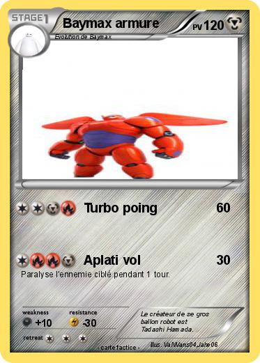 Pokemon Baymax armure