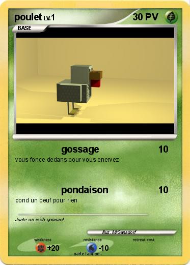 Pokemon poulet