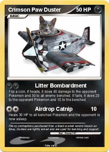 Pokemon Crimson Paw Duster