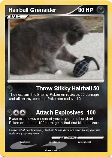 Pokemon Hairball Grenaider