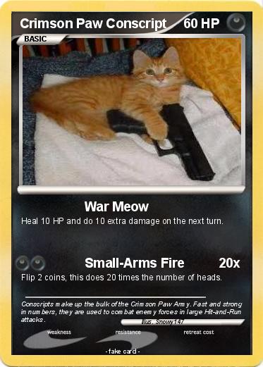 Pokemon Crimson Paw Conscript