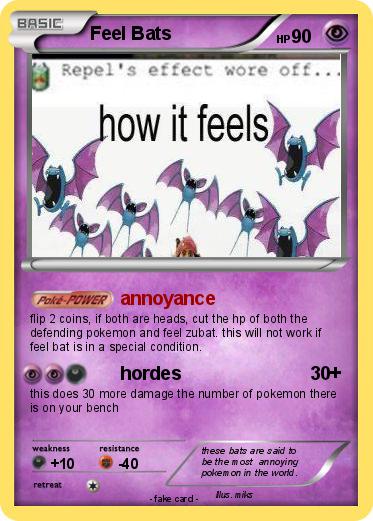 Pokemon Feel Bats