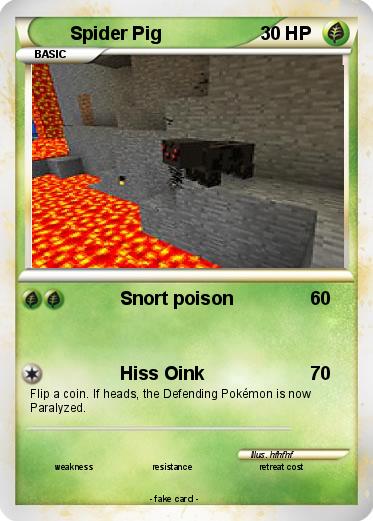 Pokemon Spider Pig