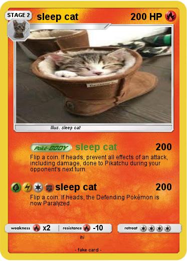 Pokemon sleep cat