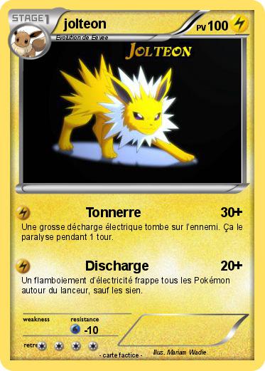 Pokemon jolteon