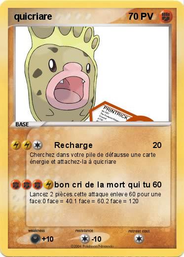 Pokemon quicriare