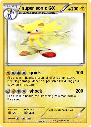 Pokemon super sonic GX