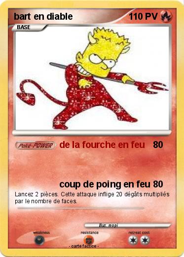 Pokemon bart en diable