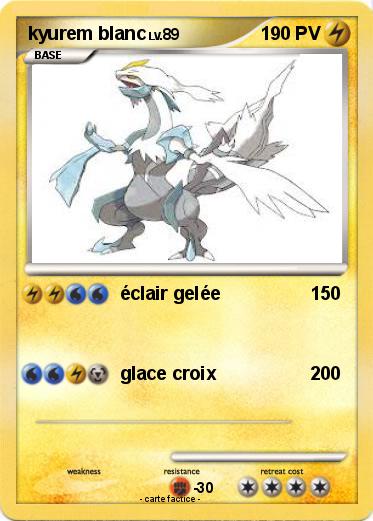 Pokemon kyurem blanc