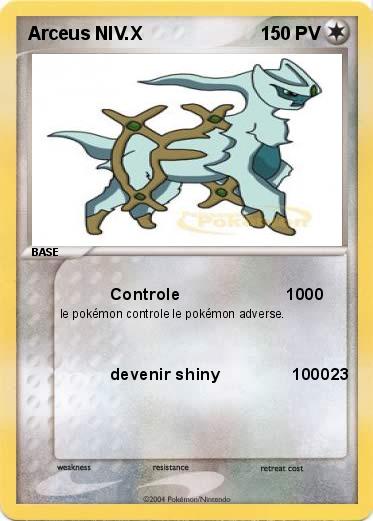 Pokemon Arceus NIV.X