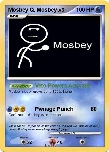 Pokemon Mosbey Q. Mosbey