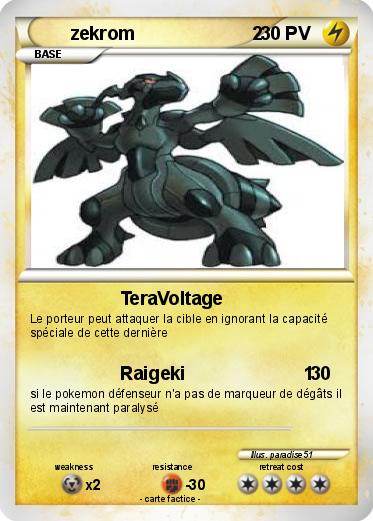 Pokemon zekrom                       2