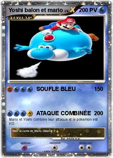 Pokemon Yoshi balon et mario