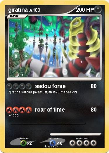 Pokemon giratina