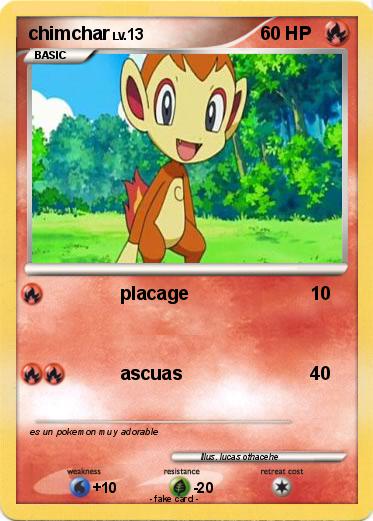 Pokemon chimchar