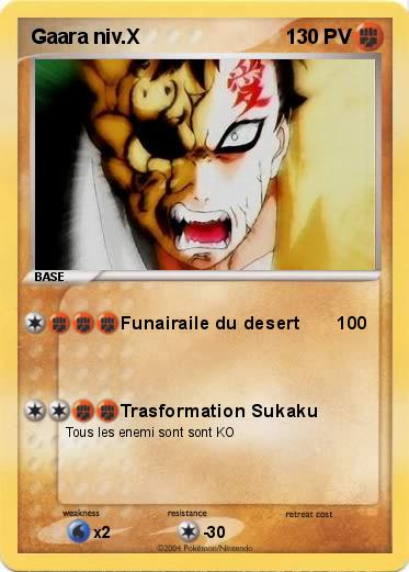 Pokemon Gaara niv.X
