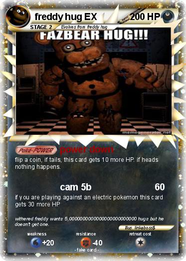 Pokemon freddy hug EX