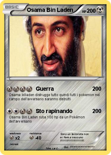 Pokemon Osama Bin Laden