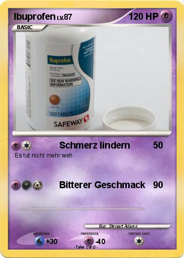 Pokemon Ibuprofen