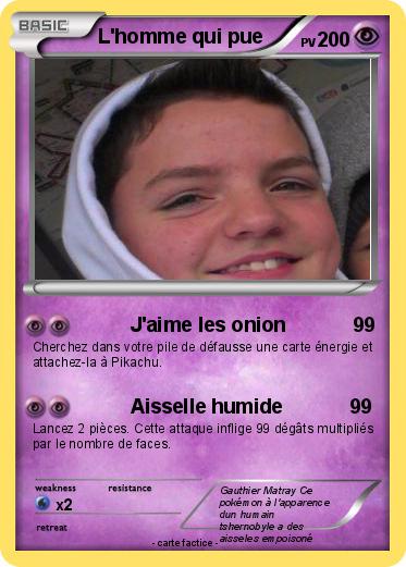 Pokemon L'homme qui pue
