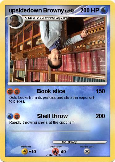 Pokemon upsidedown Browny