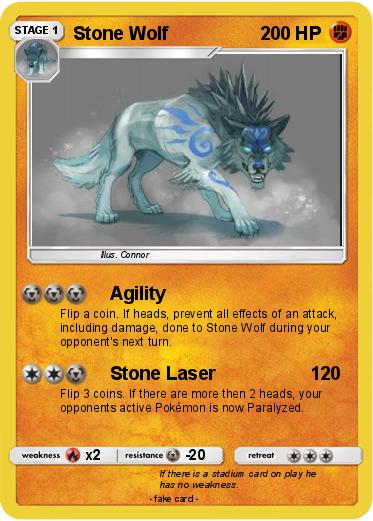 Pokemon Stone Wolf