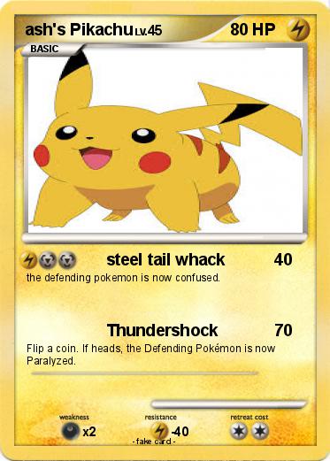 Pokemon ash's Pikachu
