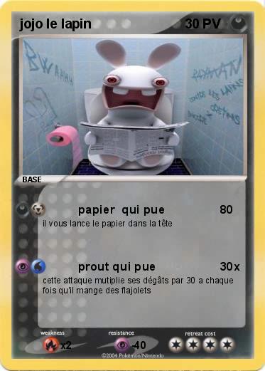 Pokemon jojo le lapin