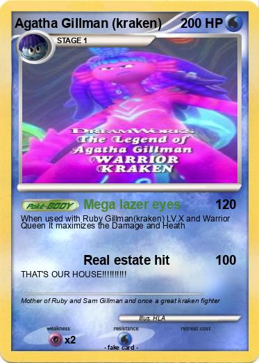 Pokemon Agatha Gillman (kraken)