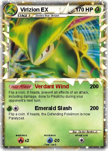 Pokemon Virizion EX