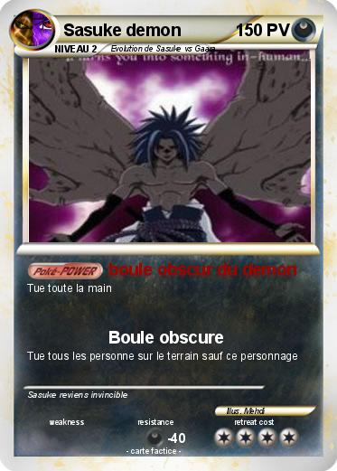 Pokemon Sasuke demon