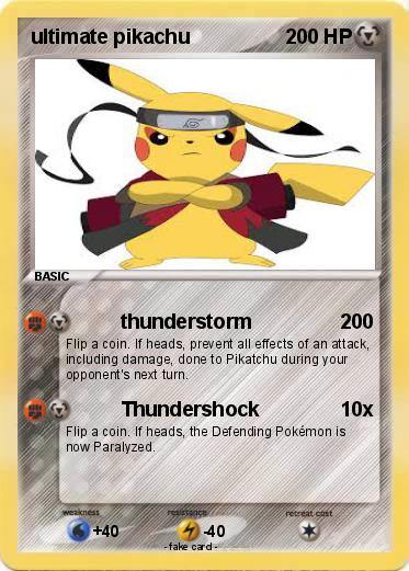 Pokemon ultimate pikachu