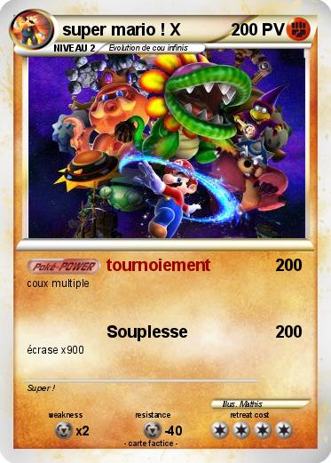 Pokemon super mario ! X