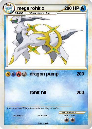 Pokemon mega rohit x
