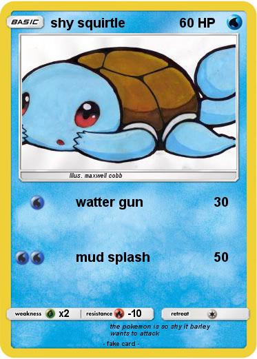 Pokemon shy squirtle