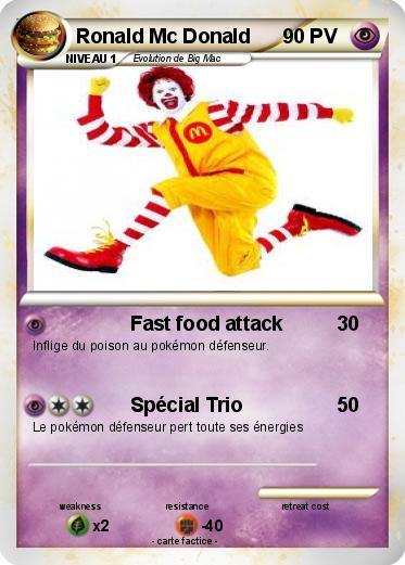 Pokemon Ronald Mc Donald